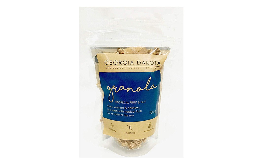 Georgia Dakota Granola - Tropical Fruit & Nut   Pack  100 grams